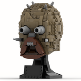 Tusken Raider Mask - Helmet Collection Style Building Block Model