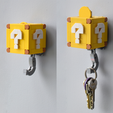 Mario Coin Block - Key Holder Building Block Model