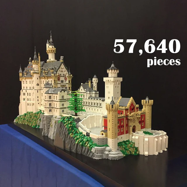 Neuschwanstein Castle Building Block Model